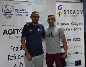 Hellenic Paralympic Committee - Ibrahim Al Hussein welcomes new athlete